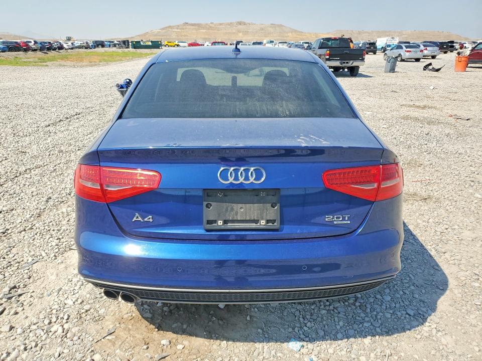 2014 Audi A4 VIN WAUFFAFL4EN042842 COPART salvage auction — FRONT END, Ut - Salvage Certificate, sold $999 on 2026-09-02 (photo 6)