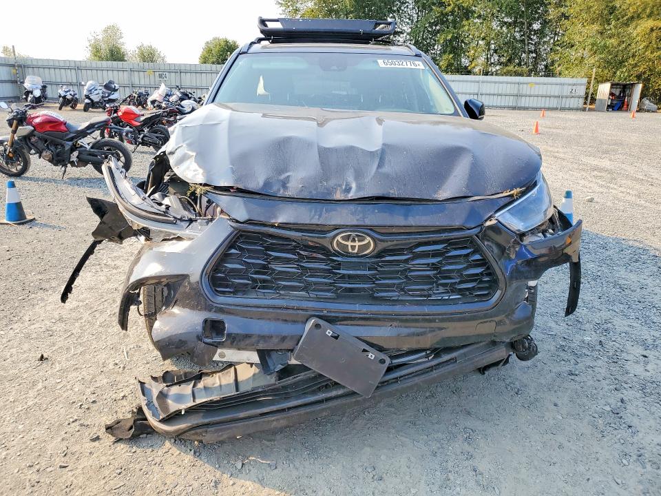 2025 Toyota Highlander VIN 5TDKBRCH7SS675000 COPART salvage auction — FRONT END, Salvage Title, sold $14,000 on 2026-08-24 (photo 5)