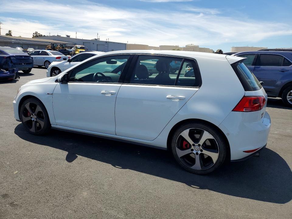 2017 Volkswagen Gti VIN 3VW447AU8HM030269 COPART salvage auction — MINOR DENT/SCRATCHES, Salvage Title, sold $7,100 on 2026-08-19 (photo 2)