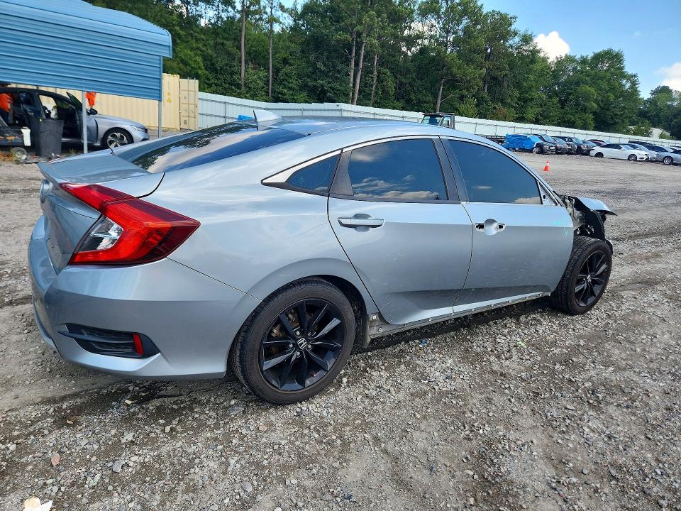 2020 Honda Civic VIN 19XFC1F37LE016149 COPART salvage auction — FRONT END, Sc - Cert Of Title-Salvage, sold $200 on 2026-09-11 (photo 3)