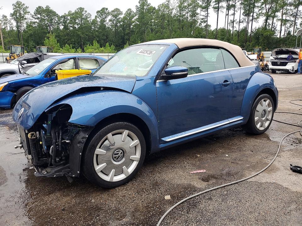 2018 Volkswagen Beetle VIN 3VW5DAAT4JM518178 COPART salvage auction — FRONT END, Sc - Cert Of Title-Salvage, sold $8,000 on 2026-08-31 (photo 1)