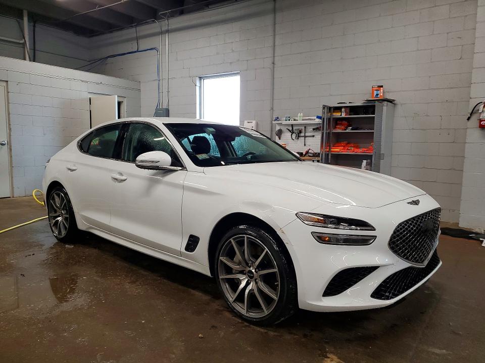 2026 Genesis G70 VIN KMTG64SC1TU165274 COPART salvage auction — WATER/FLOOD, FL - CERT OF TITLE-SLVG REBLD FLOOD (P), sold $13,800 on 2026-08-19 (photo 4)