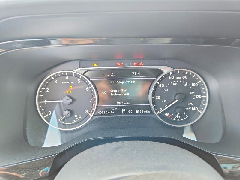2025 Nissan Pathfinder VIN 5N1DR3CCXSC235274 COPART salvage auction — WATER/FLOOD, FL - CERT OF TITLE-SLVG REBLD FLOOD (P), sold $14,000 on 2026-08-24 (photo 9)
