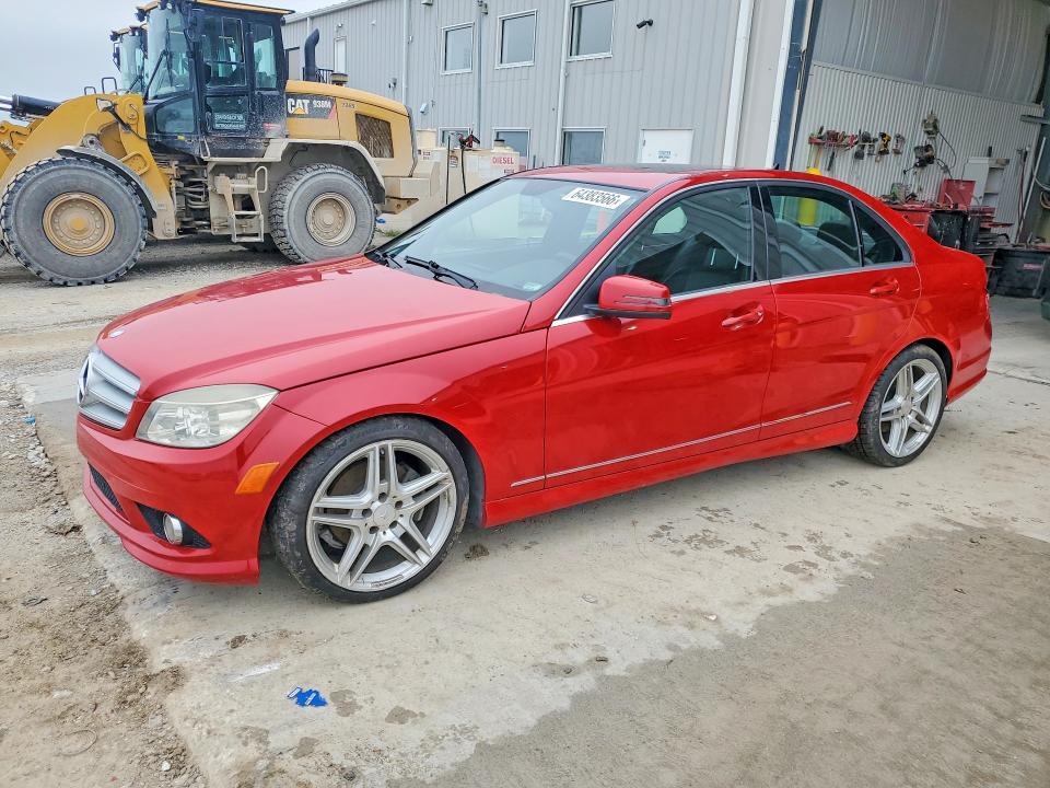 2010 Mercedes-benz C class VIN WDDGF8BBXAR090044 COPART salvage auction — MINOR DENT/SCRATCHES, Ne - Certificate Of Title, sold $1,100 on 2026-08-11 (photo 1)