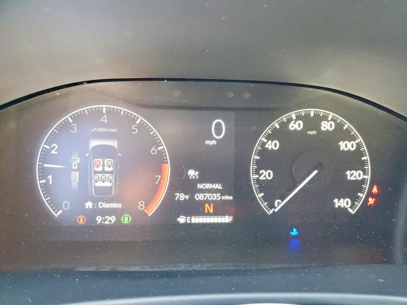 2023 Honda Cr-v VIN 2HKRS4H72PH407955 COPART salvage auction — SIDE, Ny - Mv-907A Salvage Certificate, sold $14,700 on 2026-08-24 (photo 9)