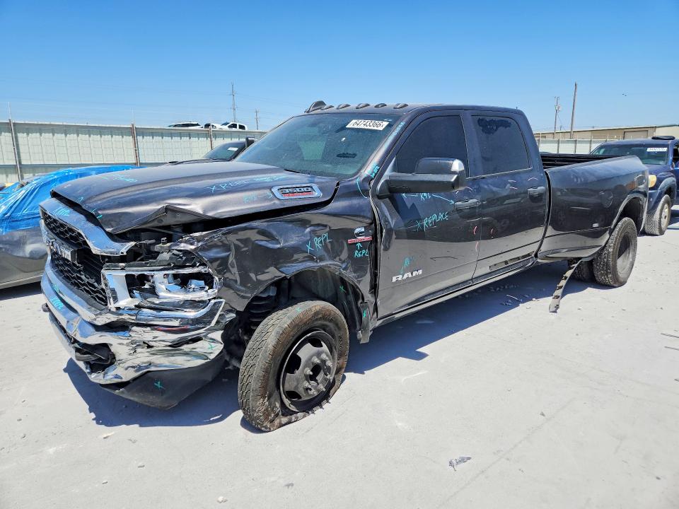 2022 Ram 3500 VIN 3C63RRGL1NG188710 COPART salvage auction — FRONT END, TX - SALVAGE VEHICLE TITLE (P), sold $8,100 on 2026-09-04 (photo 1)