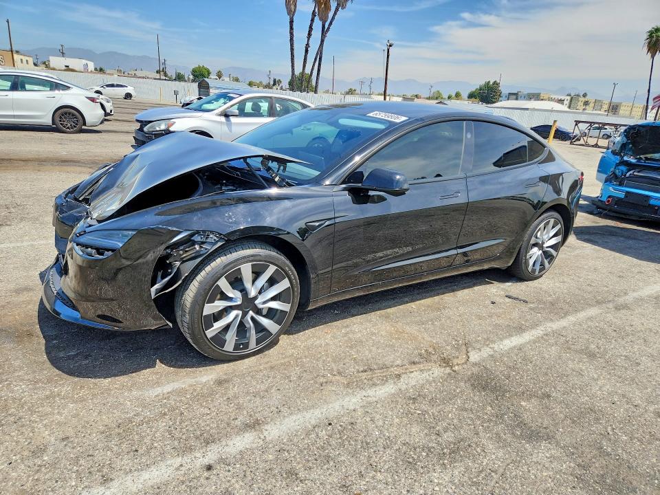 2025 Tesla Model 3 VIN 5YJ3E1EA5SF912214 — COPART salvage auction photo
