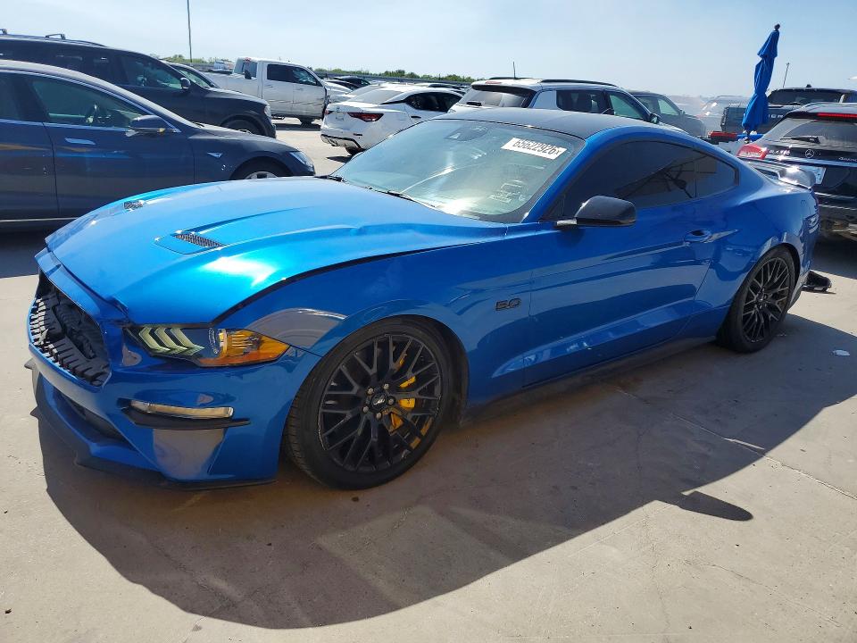 2021 Ford Mustang VIN 1FA6P8CF4M5120113 — COPART salvage auction photo