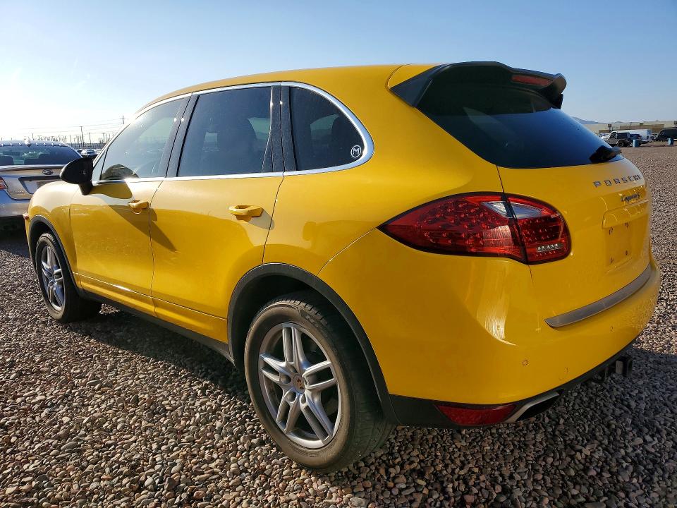 2011 Porsche Cayenne VIN WP1AB2A27BLA42109 COPART salvage auction — FRONT END, Az - Cert Of Title - Salvage, sold $7,200 on 2026-08-26 (photo 2)