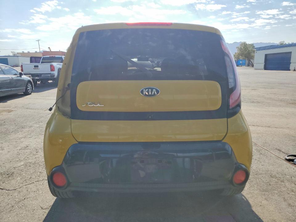 2016 Kia Soul VIN KNDJP3A58G7238966 COPART salvage auction — FRONT END, Tx - Salvage Vehicle Title, sold $525 on 2026-08-28 (photo 6)