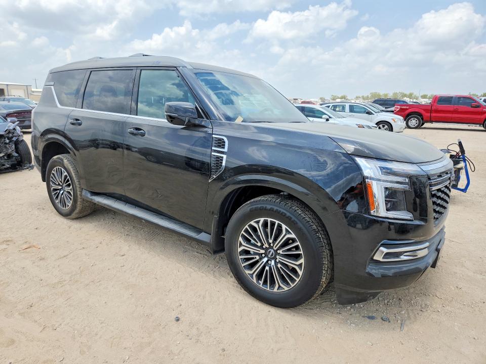 2026 Nissan Armada VIN JN8AY3BA7T9030752 COPART salvage auction — REAR END, Tx - Salvage Vehicle Title, sold $36,750 on 2026-09-10 (photo 4)