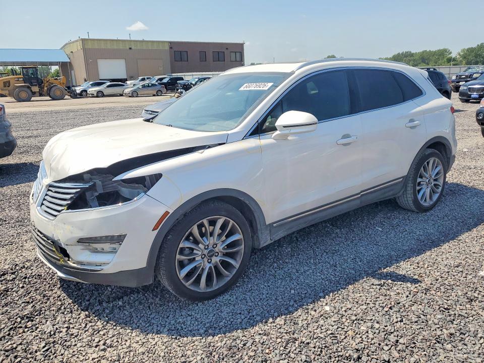 2016 Lincoln Mkc VIN 5LMCJ3C94GUJ08350 COPART salvage auction — FRONT END, Ks - Cert Of Title-Salvage, sold $1,250 on 2026-10-02 (photo 1)