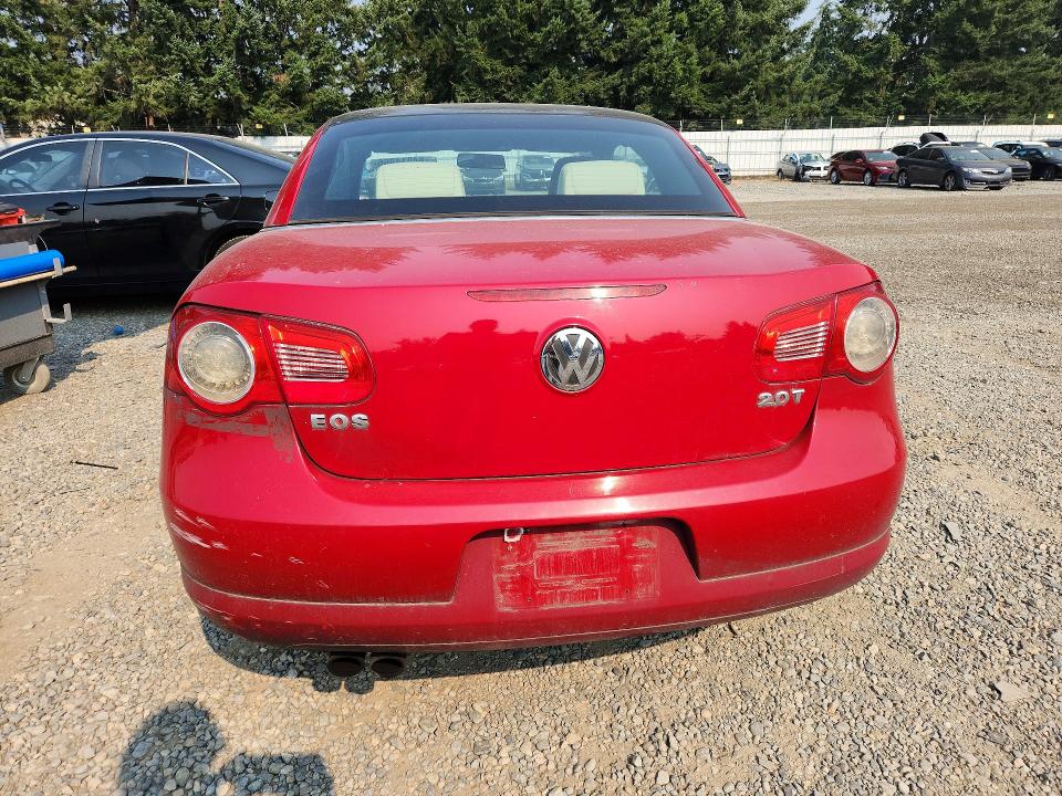 2007 Volkswagen Eos VIN WVWBA71FX7V045770 COPART salvage auction — FRONT END, WA - BILL OF SALE, sold $325 on 2026-08-14 (photo 6)