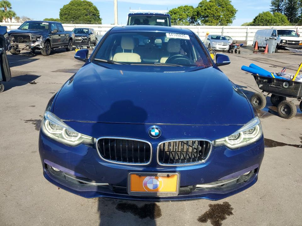 2017 BMW 3er VIN WBA8D9G50HNU60266 COPART salvage auction — MECHANICAL, Fl - Certificate Of Title (P), sold $4,550 on 2026-08-19 (photo 5)