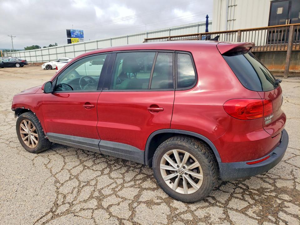 2014 Volkswagen Tiguan VIN WVGBV3AX6EW066074 COPART salvage auction — FRONT END, Va - Cert Of Title - Salvage, sold $1,200 on 2026-08-14 (photo 2)