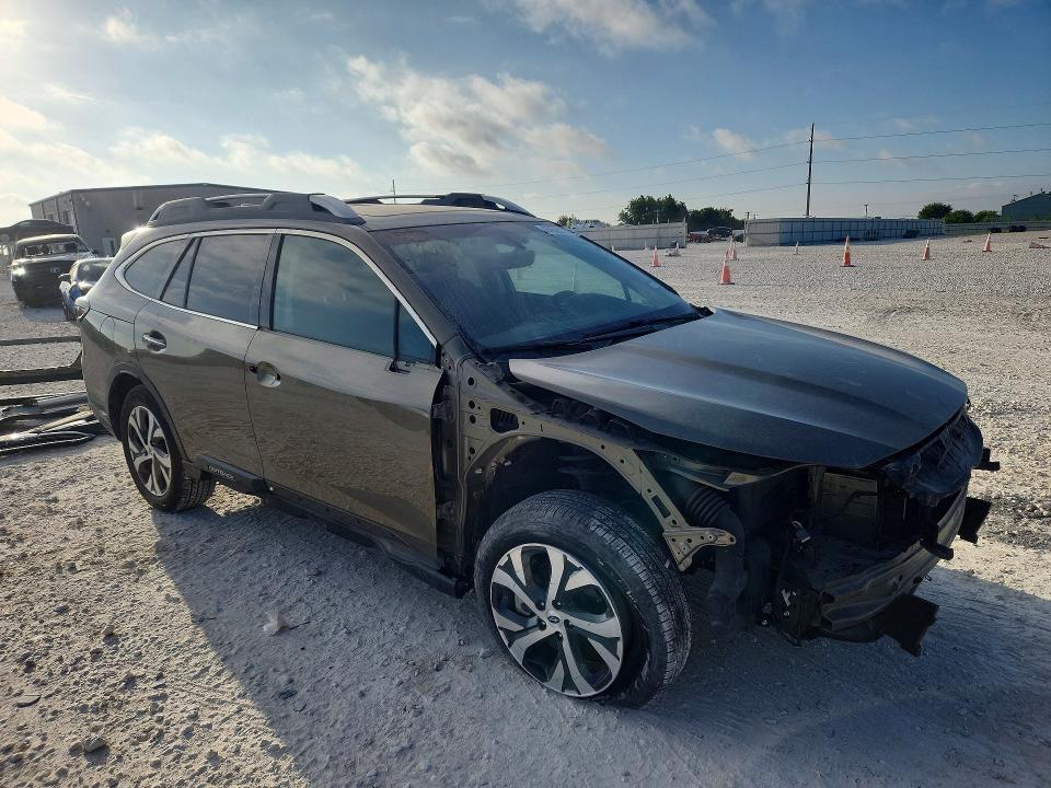 2022 Subaru Outback VIN 4S4BTGPD6N3255674 COPART salvage auction — FRONT END, Tx - Salvage Vehicle Title, sold $10,700 on 2026-08-20 (photo 4)