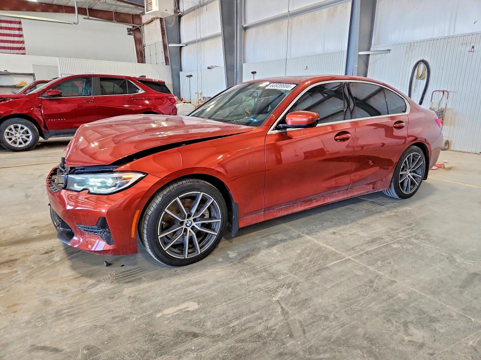 2020 BMW 3er VIN 3MW5R7J04L8B33192 — COPART salvage auction photo