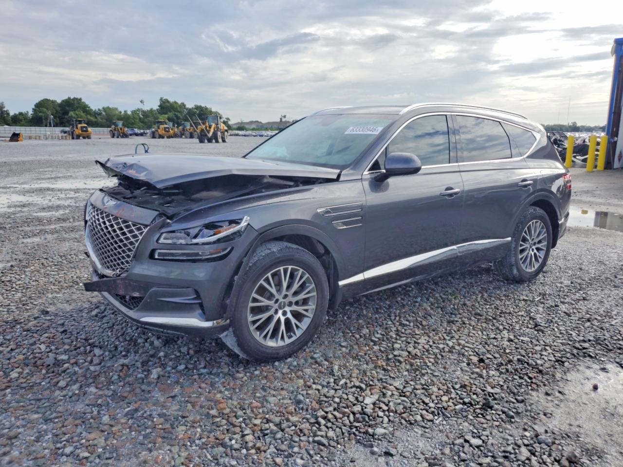 2021 Genesis GV80 VIN KMUHB4SBXMU046367 — COPART salvage auction photo
