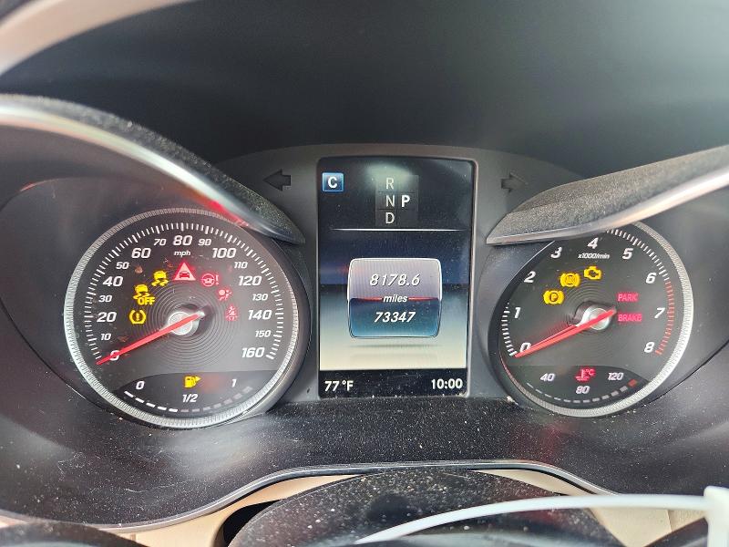 2017 Mercedes-benz Glc VIN WDC0G4KB9HV007586 COPART salvage auction — FRONT END, Ny - Mv-907A Salvage Certificate, sold $6,300 on 2026-08-19 (photo 9)