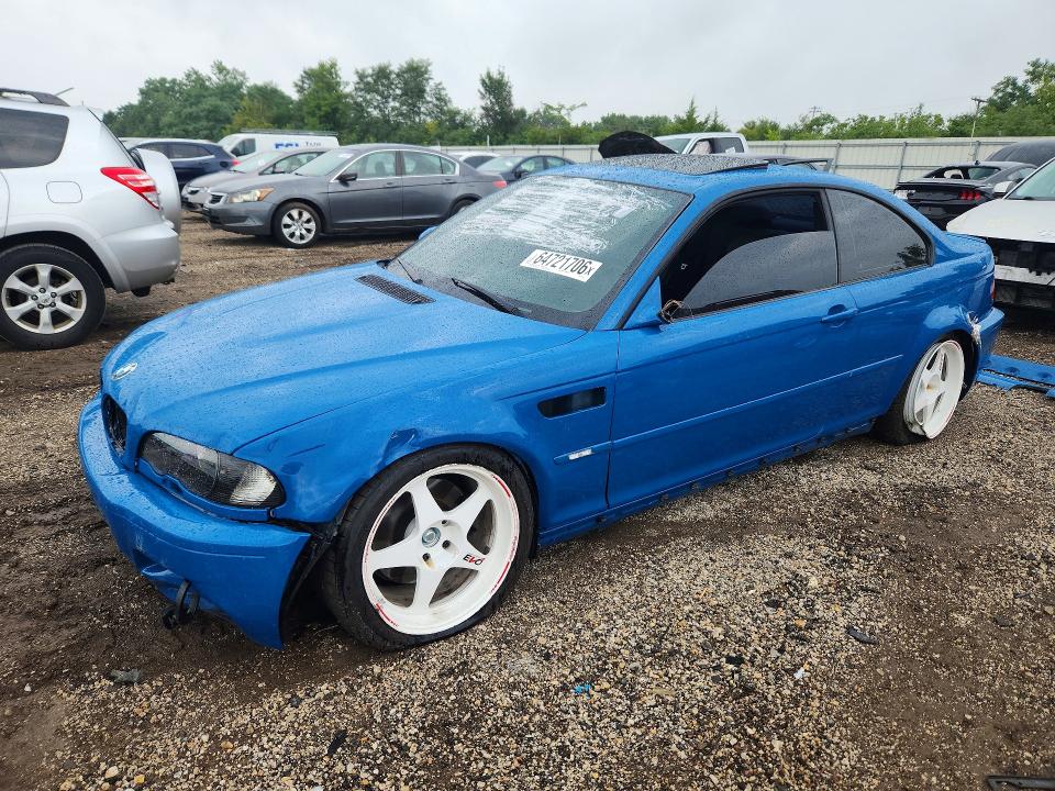 2001 BMW M3 VIN WBSBL93411JR11073 — COPART salvage auction photo