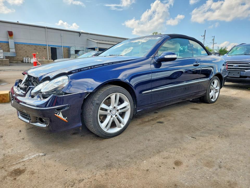 2009 Mercedes-benz Clk-class VIN WDBTK56F59T107474 COPART salvage auction — FRONT END, CT - CERT OF TITLE-SALVAGE, sold $1,150 on 2026-08-11 (photo 1)