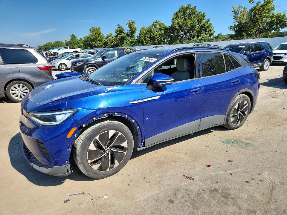 2022 Volkswagen Id.4 VIN WVGTMPE26NP075140 COPART salvage auction — FRONT END, Mo - Cert Of Title-Repossessed (P), sold $9,400 on 2026-08-28 (photo 1)