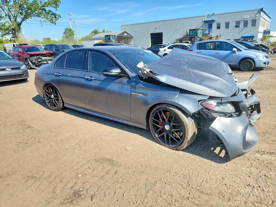 2019 Mercedes-benz E-class VIN WDDZF8KB3KA513605 COPART salvage auction — FRONT END, Qc - Gravement Accidente, sold $16,650 on 2026-10-06 (photo 4)