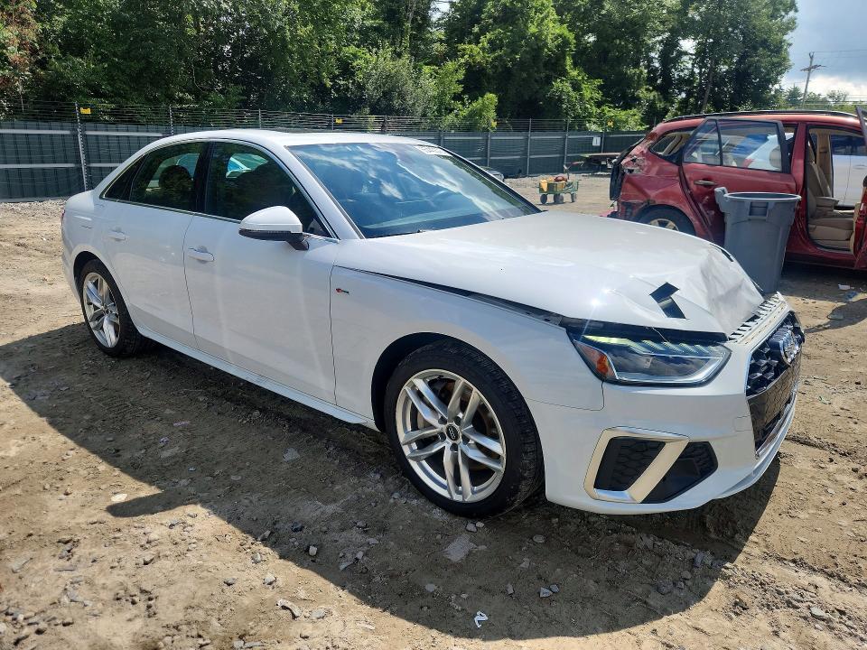 2020 Audi A4 VIN WAUENAF49LA058093 COPART salvage auction — FRONT END, Ma - Cert Of Title-Salvage, sold $10,500 on 2026-09-03 (photo 4)