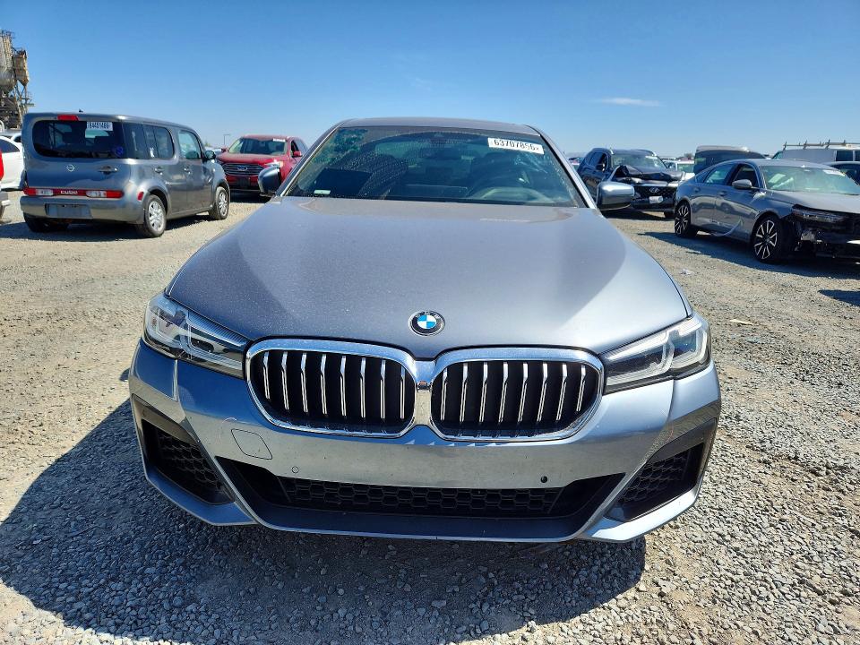 2021 BMW 5er VIN WBA53BJ07MWX29748 COPART salvage auction — REAR END, Ca - Salvage Certificate, sold $20,700 on 2026-09-01 (photo 5)