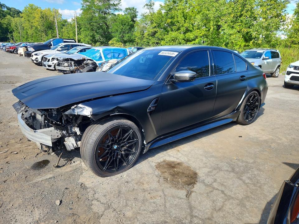 2023 BMW M3 VIN WBS43AY05PFP72772 — COPART salvage auction photo
