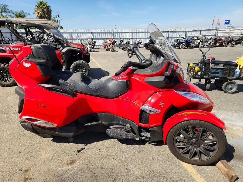 2013 Can-am Spyder roadster VIN 2BXNBBC16DV001155 COPART salvage auction — BURN, CA - SALVAGE CERTIFICATE, sold $1,250 on 2026-10-01 (photo 1)