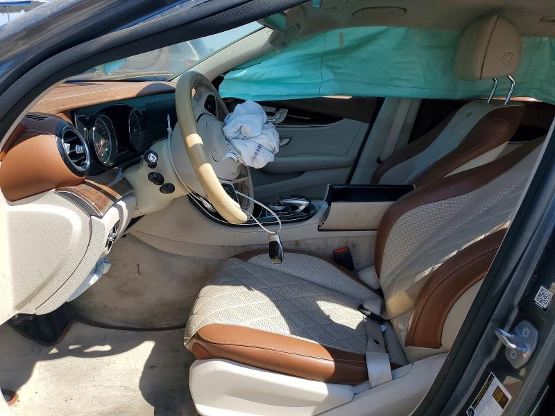 2017 Mercedes-benz E-klasse VIN WDDZF4JB9HA271213 COPART salvage auction — FRONT END, Ca - Dis/Dlr/Exp Only Clean Title, sold $4,500 on 2026-08-14 (photo 7)
