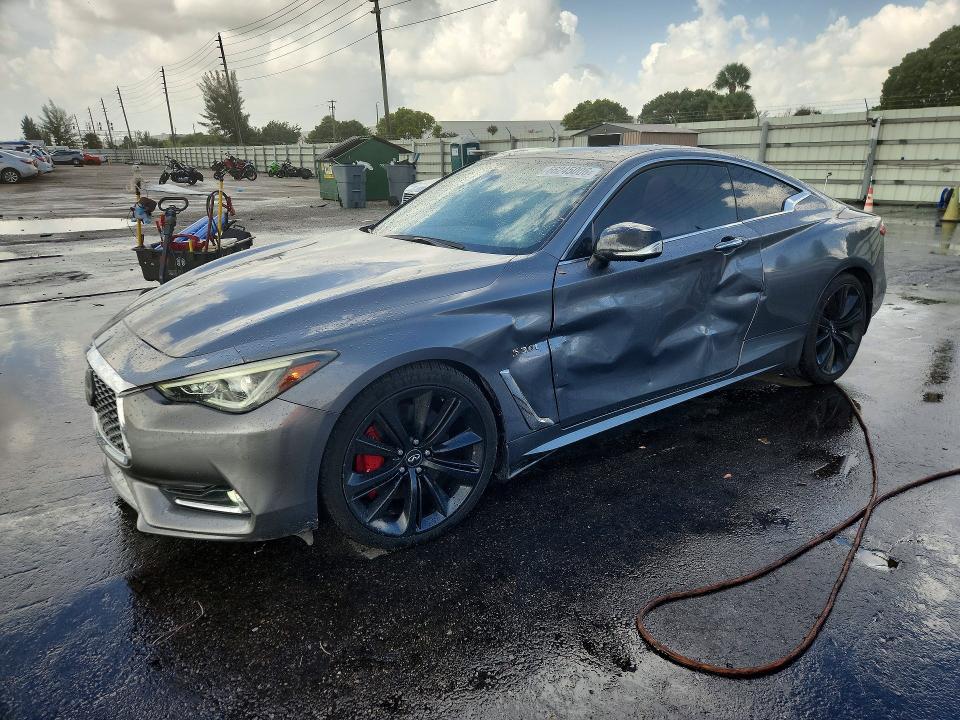 2019 Infiniti Q60 VIN JN1FV7EL3KM440235 — COPART salvage auction photo
