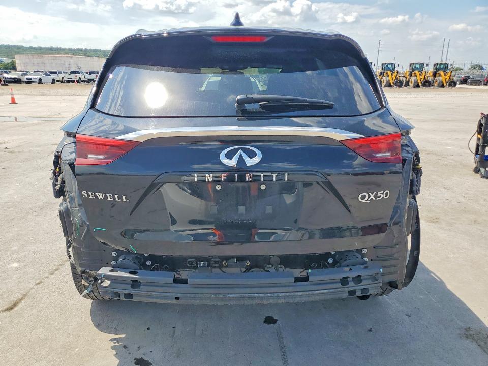 2021 Infiniti Qx50 VIN 3PCAJ5BA7MF120261 COPART salvage auction — REAR END, Ok - Cert Of Title-Salvage, sold $9,600 on 2026-10-02 (photo 6)