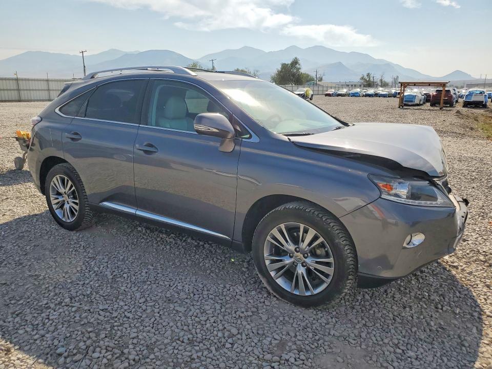 2013 Lexus Rx350 VIN 2T2BK1BA8DC207175 COPART salvage auction — FRONT END, Ut - Salvage Certificate, sold $6,000 on 2026-08-21 (photo 4)