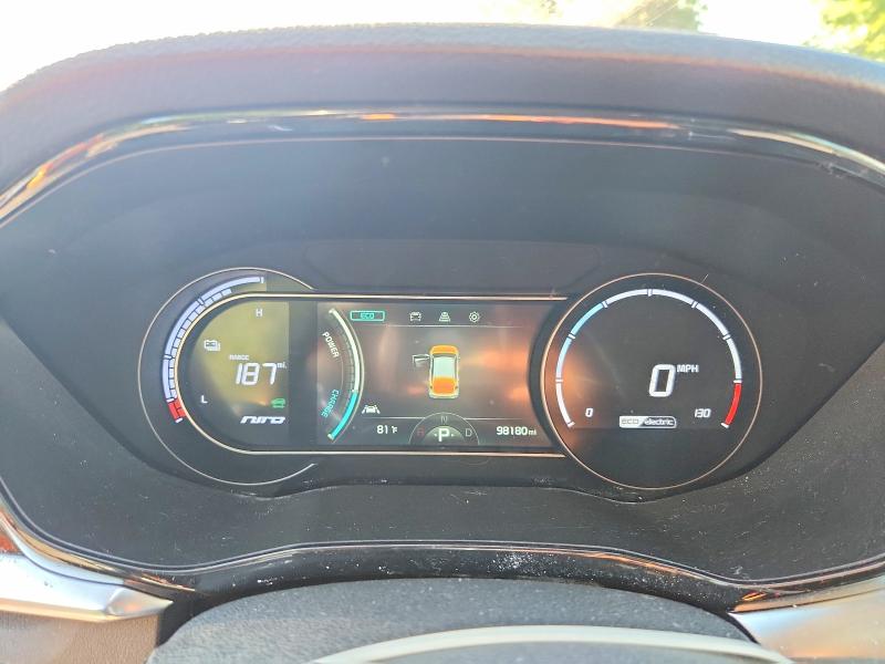 2022 Kia Niro VIN KNDCC3LG6N5160327 COPART salvage auction — FRONT END, NJ - CERTIFICATE OF TITLE, sold $8,400 on 2026-08-17 (photo 9)