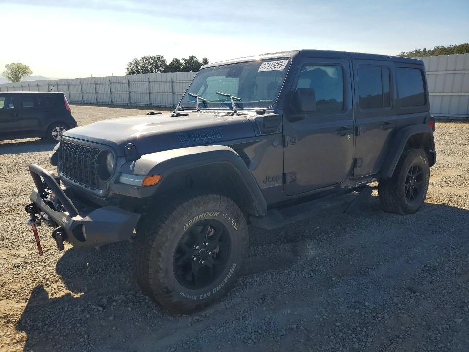 2024 Jeep Wrangler / VIN 1C4RJXN65RW195159 — COPART salvage auction photo