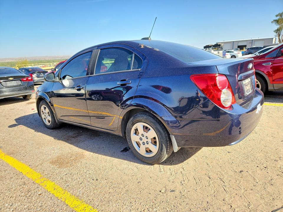 2016 Chevrolet SONIC VIN 1G1JA5SH9G4124345 COPART salvage auction — NORMAL WEAR, Nm - Certificate Of Title, sold $1,900 on 2026-09-03 (photo 2)
