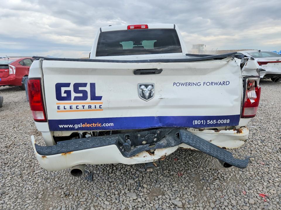 2013 Ram 1500 VIN 1C6RR7FT6DS554717 COPART salvage auction — REAR END, Ut - Salvage Certificate, sold $700 on 2026-09-01 (photo 6)