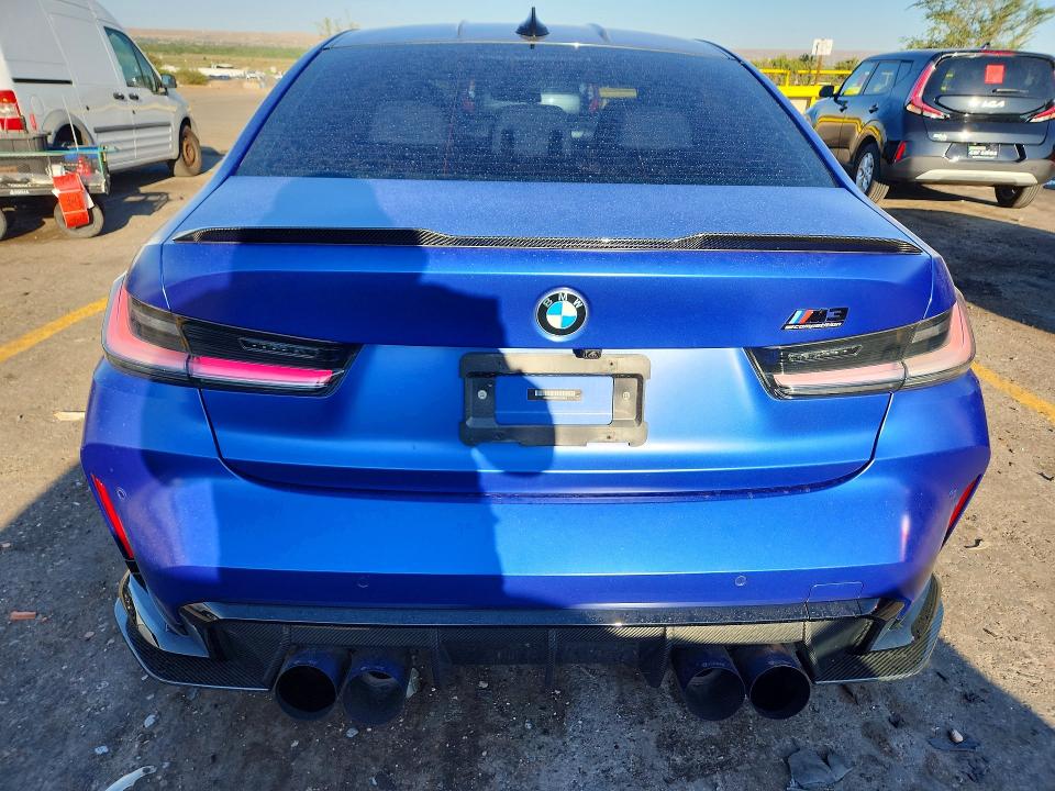 2021 BMW M3 VIN WBS33AY03MFL32847 COPART salvage auction — VANDALISM, Nm - Cert Of Title-Salvage, sold $58,000 on 2026-08-27 (photo 6)