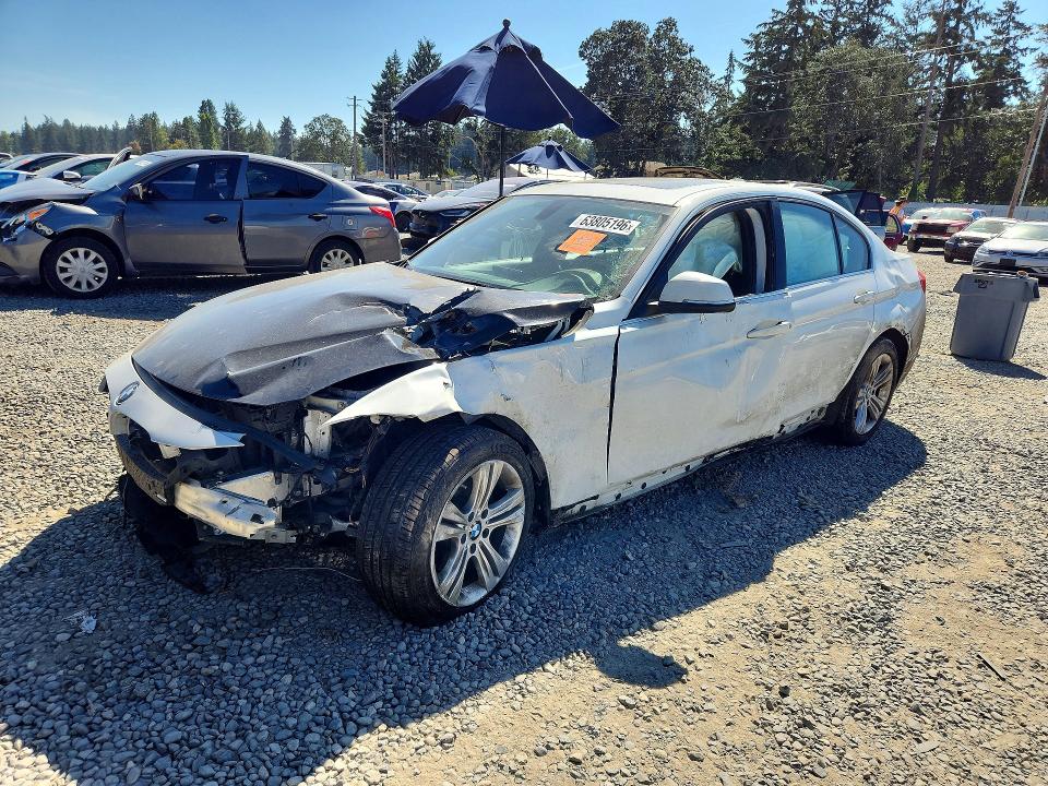 2017 BMW 3er VIN WBA8B9G37HNU52492 COPART salvage auction — SIDE, WA - BILL OF SALE, sold $450 on 2026-08-21 (photo 1)
