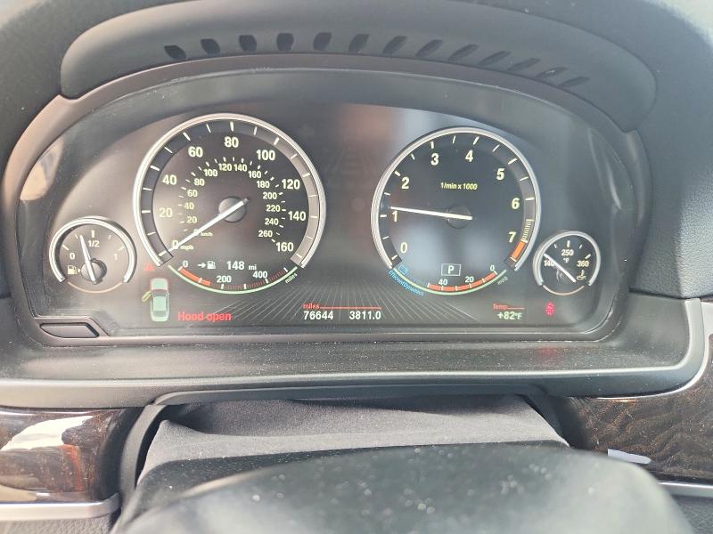 2016 BMW 5er VIN WBA5B3C56GD549355 COPART salvage auction — HAIL, Ok - Cert Of Title-Salvage, sold $6,600 on 2026-08-21 (photo 9)