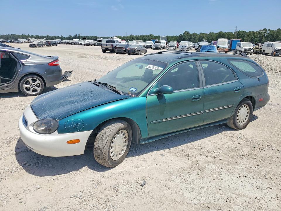 1999 Mercury Sable VIN 1MEFM58SXXG630383 COPART salvage auction — FRONT END, TX - SALVAGE VEHICLE TITLE (P), sold $200 on 2026-09-04 (photo 1)