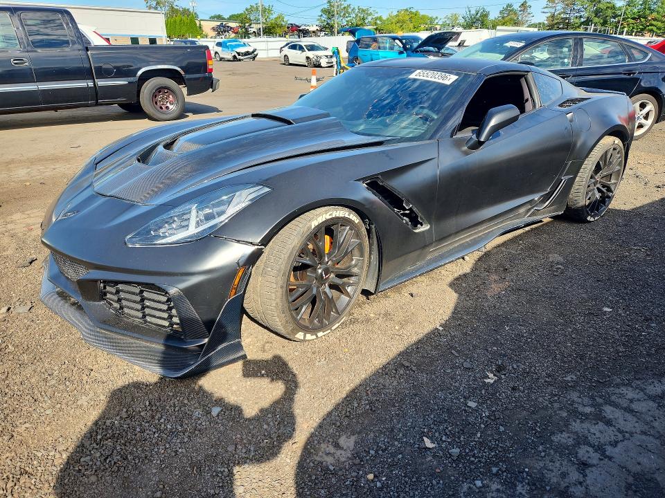 2014 Chevrolet Corvette VIN 1G1YC2D77E5100385 — COPART salvage auction photo