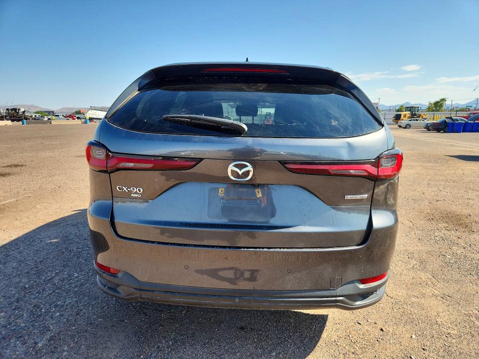 2025 Mazda Cx-90 VIN JM3KKCHD0S1200392 COPART salvage auction — MECHANICAL, Az - Certificate Of Title, sold $14,700 on 2026-08-24 (photo 6)