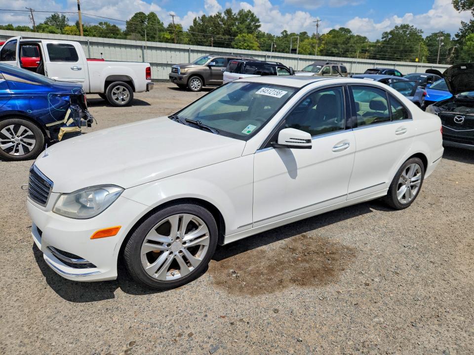 2013 Mercedes-benz C class VIN WDDGF4HB7DA771541 COPART salvage auction — FRONT END, LA - CERTIFICATE OF TITLE, sold $700 on 2026-08-13 (photo 1)