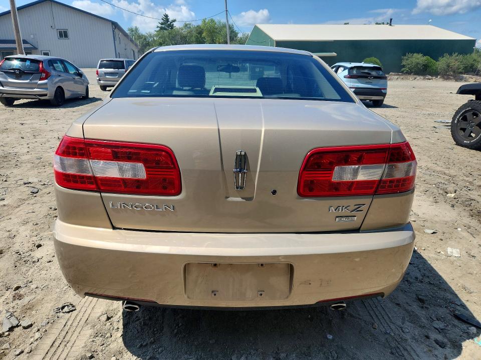 2007 Lincoln Mkz VIN 3LNHM28T57R629678 COPART salvage auction — MINOR DENT/SCRATCHES, NH - CERTIFICATE OF TITLE, sold $175 on 2026-08-31 (photo 6)