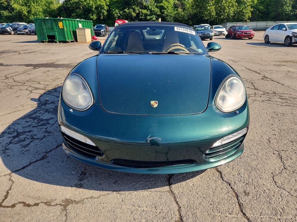 2011 Porsche Boxster VIN WP0CA2A80BS710601 COPART salvage auction — FRONT END, PA - RECONSTRUCTED CLEAN, sold $5,700 on 2026-08-18 (photo 5)