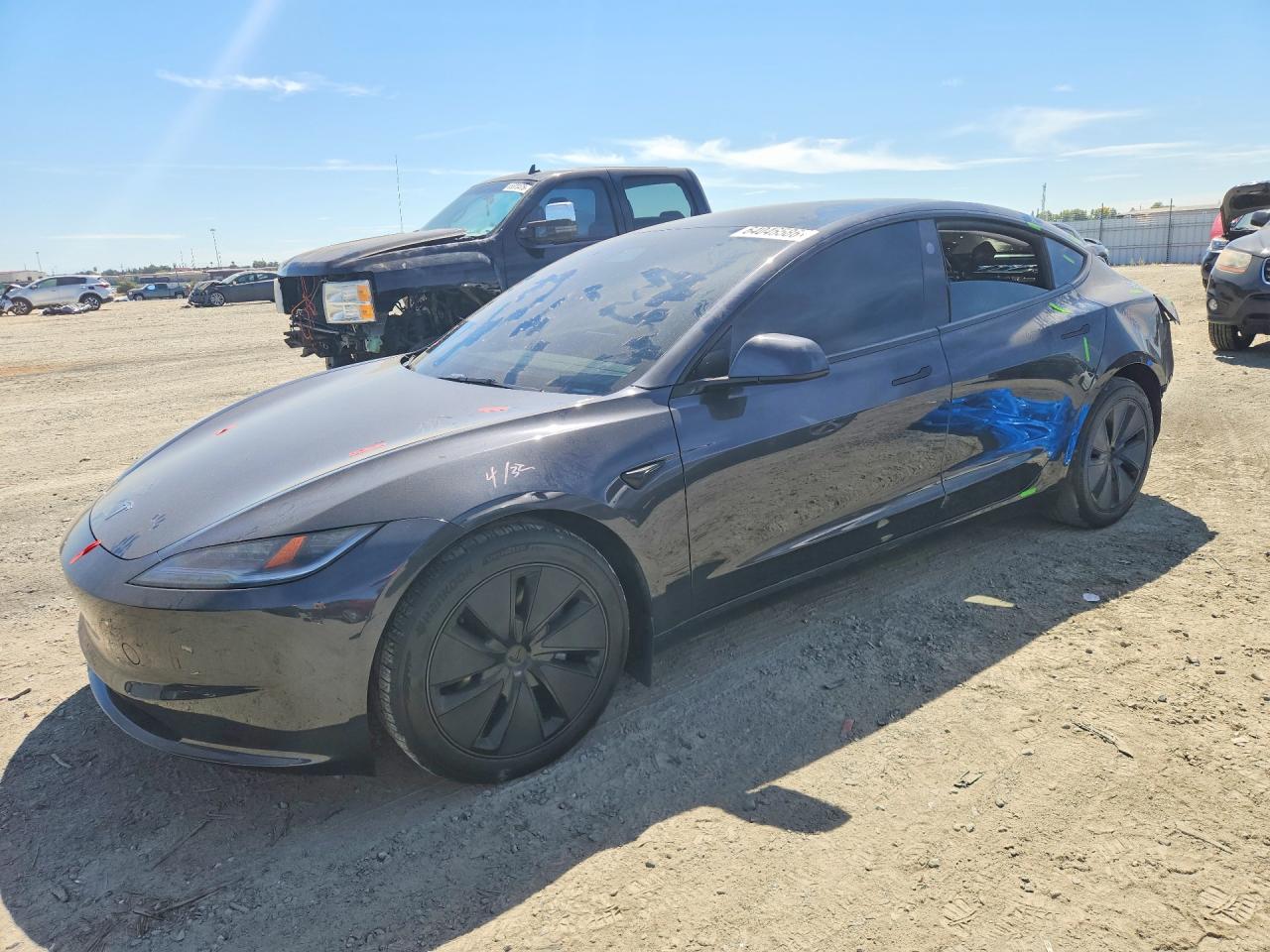 2024 Tesla Model 3 VIN 5YJ3E1EA4RF726061 — COPART salvage auction photo