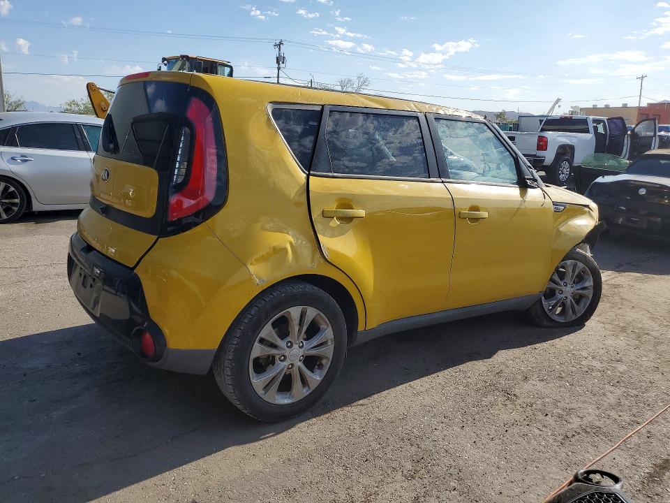 2016 Kia Soul VIN KNDJP3A58G7238966 COPART salvage auction — FRONT END, Tx - Salvage Vehicle Title, sold $525 on 2026-08-28 (photo 3)